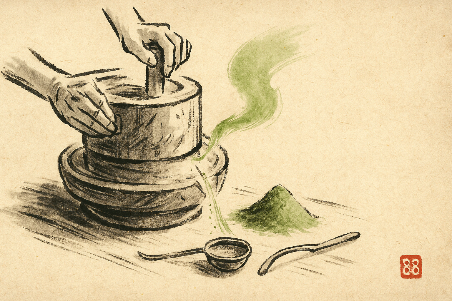 Stone milling process